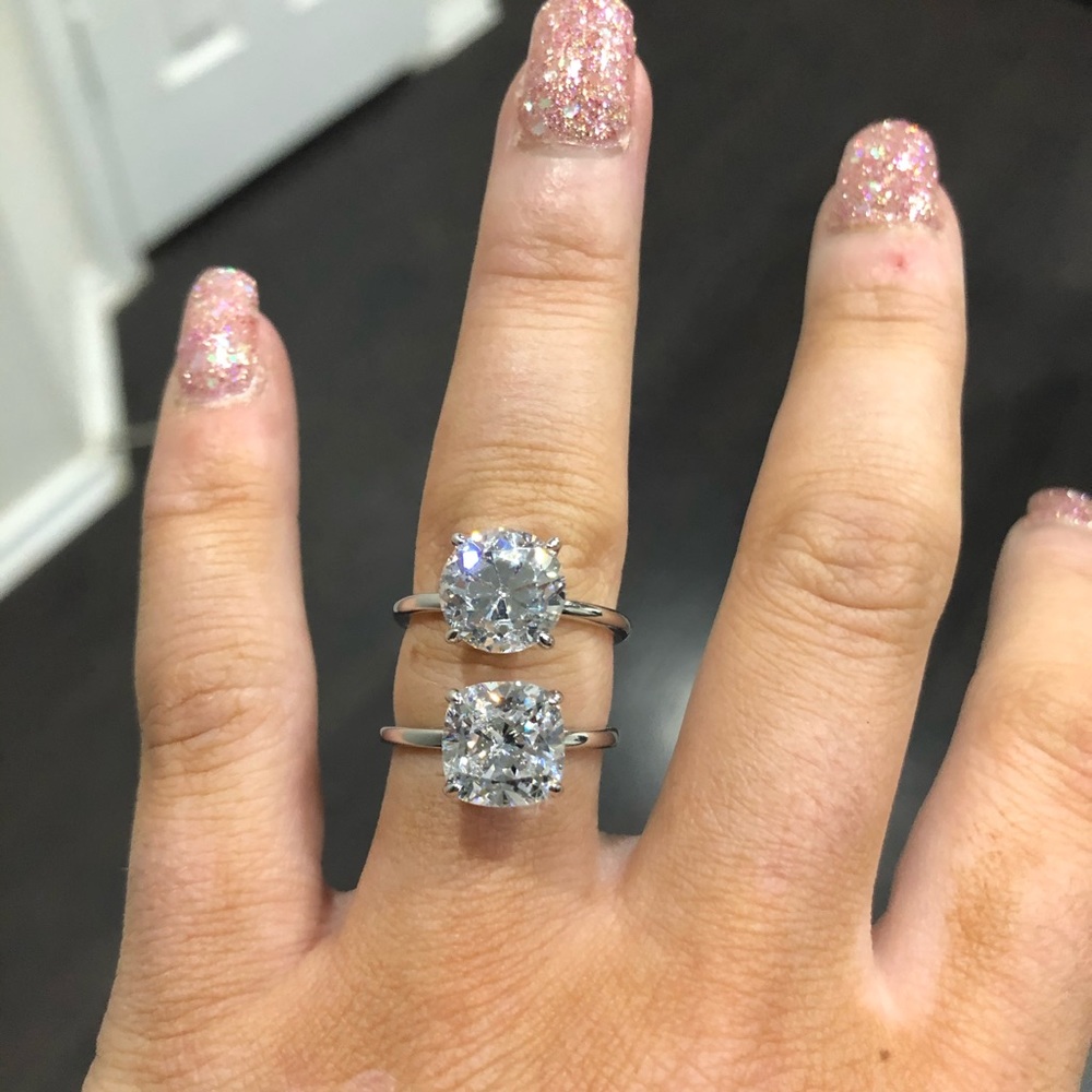 Everly Rings “Mila” Cushion Cut, size 7